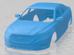 Taurus Sedan 2013 Printable Body Car Modelo de impresión 3D