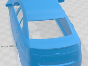 Taurus Sedan 2013 Printable Body Car Modelo de Impressão 3D
