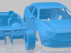 Taurus Sedan 2013 Printable Car 3D 프린트 모델