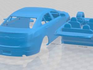 Taurus Sedan 2013 Printable Car 3D 프린트 모델