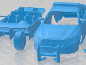 Taurus Police Interceptor Sedan 2013 Printable Car Modelo de impresión 3D