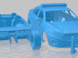 Taurus Police Interceptor Sedan 2013 Printable Car 3D 打印模型