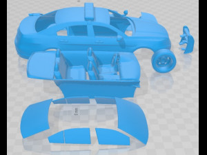 Taurus Police Interceptor Sedan 2013 Printable Car 3D 打印模型