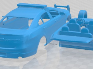 Taurus Police Interceptor Sedan 2013 Printable Car 3D 打印模型