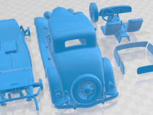 Coupe 1934 Printable Car Modèles 3D en vedette