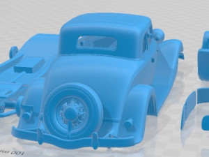 Coupe 1934 Printable Car Modèles 3D en vedette