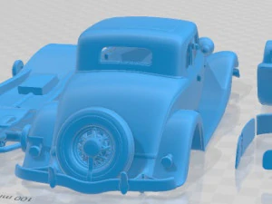 Coupe 1934 Printable Car 3D Print Model