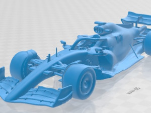 Mercedes AMG W13 F1 2022 Printable Car 3D Baskı Modeli
