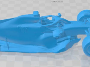 Mercedes AMG W13 F1 2022 Printable Car 3D Print Model