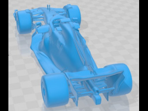 Mercedes AMG W13 F1 2022 Printable Car 3D Baskı Modeli