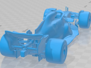 Mercedes AMG W13 F1 2022 Printable Car 3D Baskı Modeli
