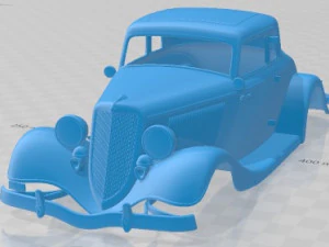 Coupe 1934 Printable Body Car 3D Print Model