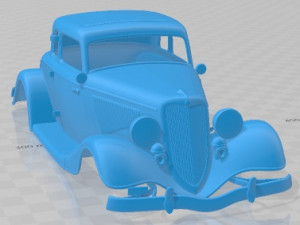 Coupe 1934 Printable Body Car Model do druku 3D