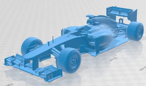 Mclaren MP4 27 Printable Car 3D Print Model .c4d .max .obj .3ds .fbx .stl .blend