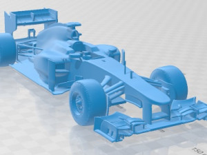 Mclaren MP4 27 Printable Car 3D 프린트 모델