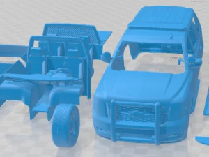 Chevrolet Tahoe PPV 2017 NYPD Printable Car 3D Print Model