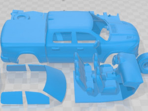 Dodge Ram 1500 Rebel 2019 Printable Car Modelo de Impressão 3D