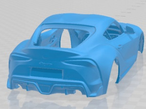 Toyota Supra 2020 Printable Body Car Model Cetak 3D