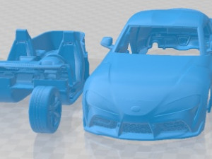 Toyota Supra 2020 Printable Car 3D Print Model