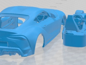 Toyota Supra 2020 Printable Car Model do druku 3D