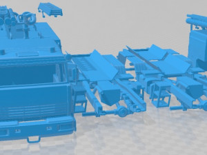 ATs7 40 Tank Printable Truck 3D 프린트 모델