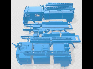 ATs7 40 Tank Printable Truck 3D Print Model