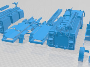 ATs7 40 Tank Printable Truck 3D 프린트 모델