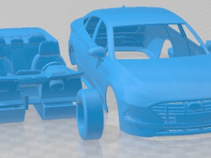 Hyundai Sonata 2020 Printable Car 3D 프린트 모델
