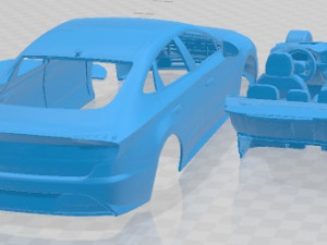 Hyundai Sonata 2020 Printable Car 3D 프린트 모델