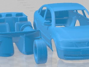 Volkswagen Passat B5 1997 Printable Car 3D प्रिंट मॉडल