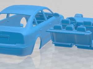 Volkswagen Passat B5 1997 Printable Car 3D प्रिंट मॉडल
