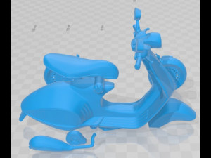 Vespa 946 Printable Motorbike Model do druku 3D