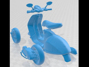 Vespa 946 Printable Motorbike Model do druku 3D