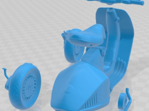 Vespa 946 Printable Motorbike Model do druku 3D