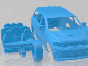 Dodge Durango SRT Hellcat 2021 Printable Car 3Dプリントモデル