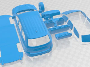 Dodge Durango SRT Hellcat 2021 Printable Car 3D Print Model