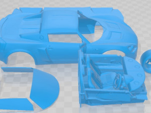 Vauxhall VX220 Turbo Printable Car 3D 프린트 모델