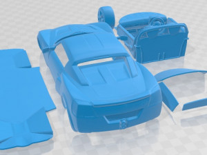 Vauxhall VX220 Turbo Printable Car 3D 프린트 모델