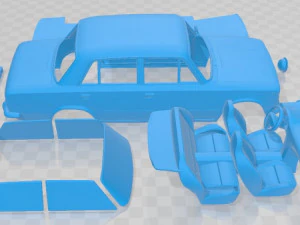 VAZ Lada 2101 1970 Printable Car 3D Print Model