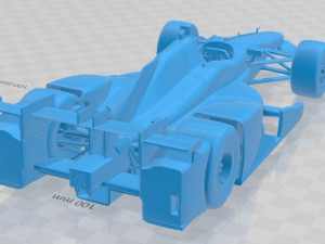 Mclaren Honda Andretti Printable Car 3D-printmodel