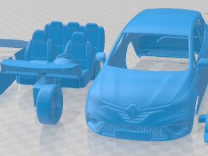 Renault Clio Rs Line 2020 Printable Car Modelo de impresión 3D