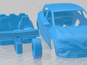 Renault Clio Rs Line 2020 Printable Car Modèles 3D en vedette
