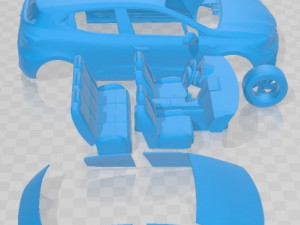 Renault Clio Rs Line 2020 Printable Car Modèles 3D en vedette