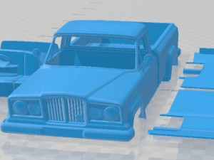 Jeep Gladiator 1962 Printable Car 3D Print Model