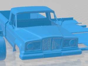 Jeep Gladiator 1962 Printable Car 3Dプリントモデル
