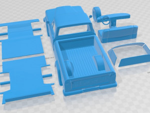 Jeep Gladiator 1962 Printable Car 3Dプリントモデル