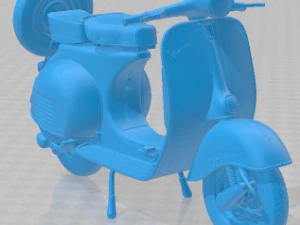 Vespa VNB 125 1964 Printable Motorbike 3D Print Model
