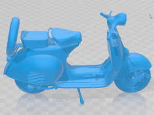 Vespa VNB 125 1964 Printable Motorbike 3D Print Model