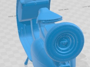 Vespa VNB 125 1964 Printable Motorbike 3Dプリントモデル