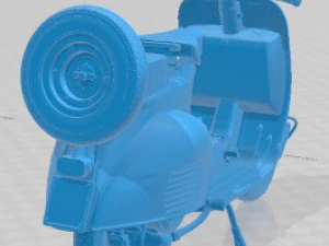 Vespa VNB 125 1964 Printable Motorbike 3D Print Model
